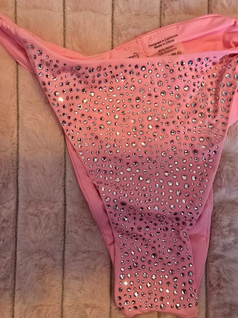 Pink Sparkle - Beach Bunny Swim Bottoms